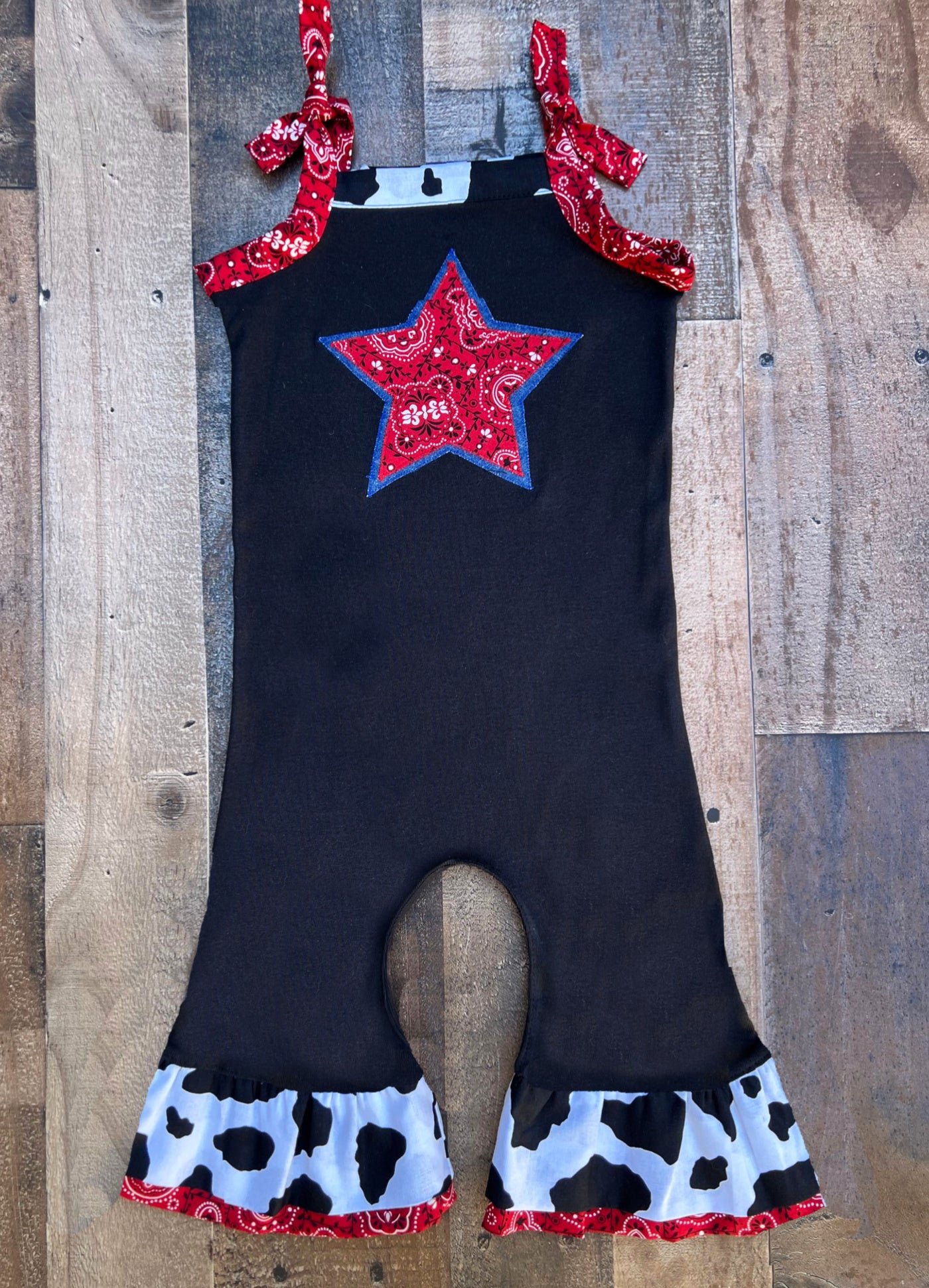 Western Wear Romper Girl Outfit 