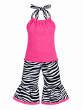 Zebra & Hot Pink Outfit 

