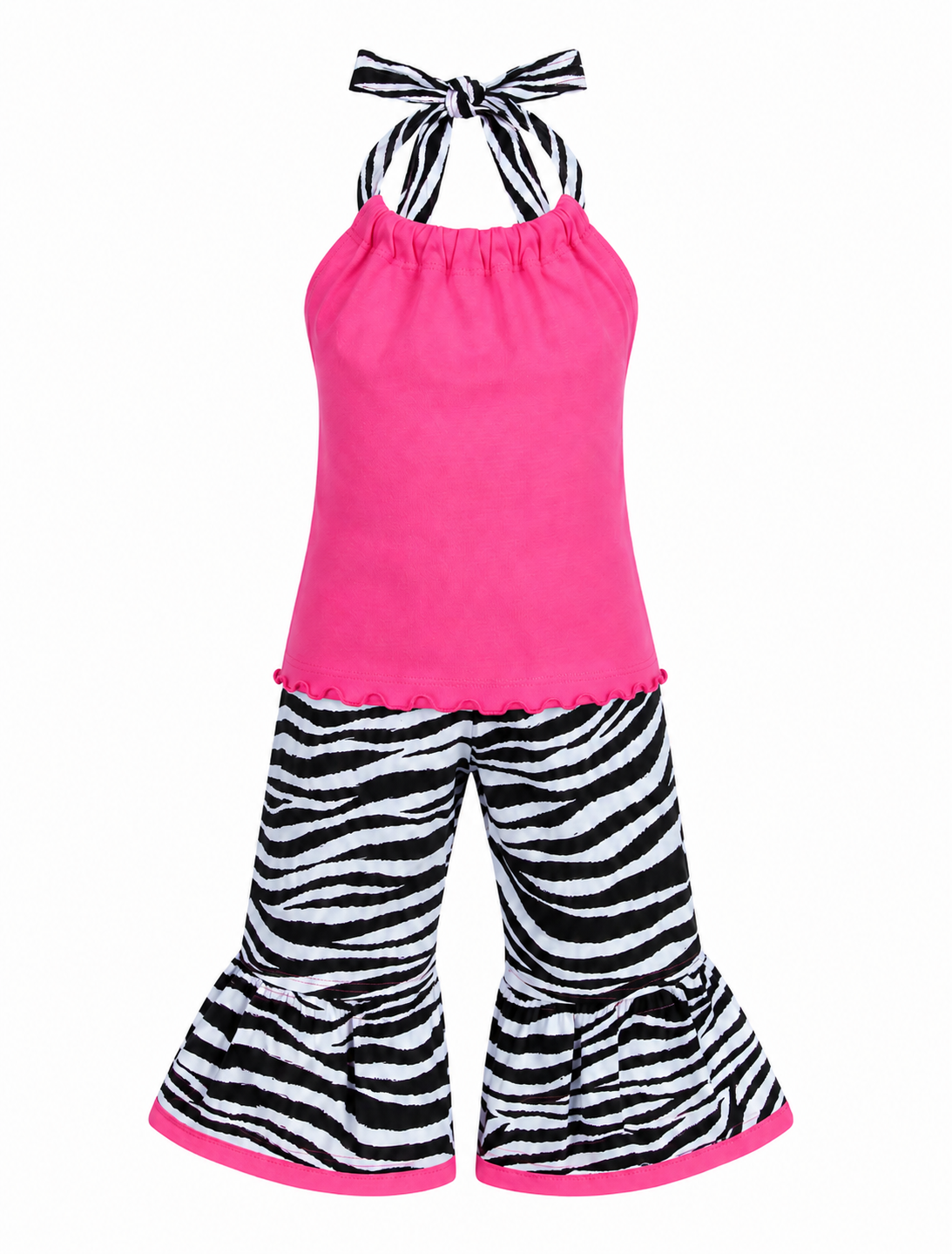 Zebra & Hot Pink Outfit 
