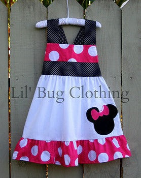 Minnie Mouse Pink Jumbo Dot Dress