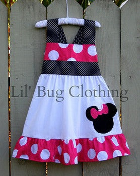 Minnie Mouse Pink Jumbo Dot Dress