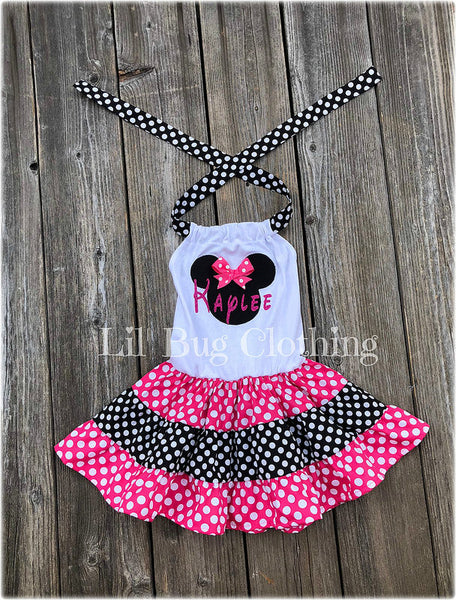 Minnie Mouse Personalized Dress