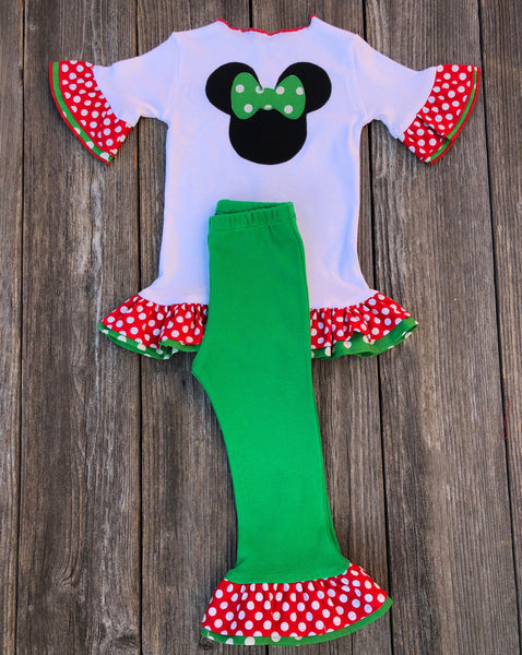 Christmas Holiday Minnie Mouse Outfit 