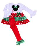 Christmas Holiday Minnie Mouse Outfit 
