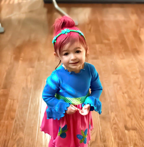 Poppy Troll Dress Costume