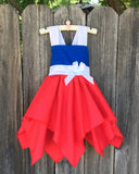 4th Of July Patriotic Little Girl Dress