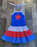 4th Of July Red White Blue Dress
