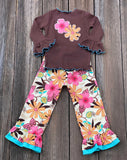 Boutique Little Fall  Girl Outfit 