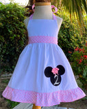 Minnie Mouse Birthday Girl Dress
