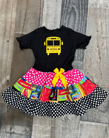 Back To School Bus Dress