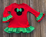 Christmas Minnie Mouse Dress