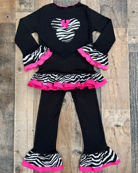 Zebra Print Minnie Mouse Outfit 