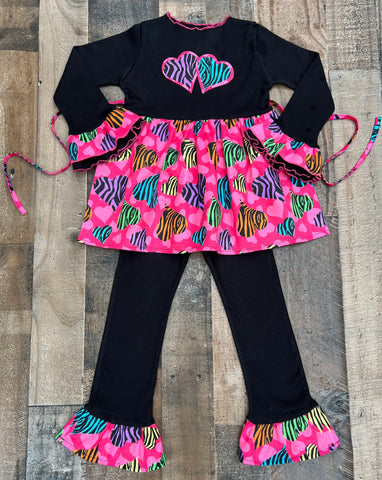 Valentines Day Little Girl Outfit 
