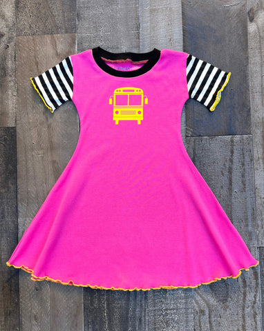 Back To School Bus Dress