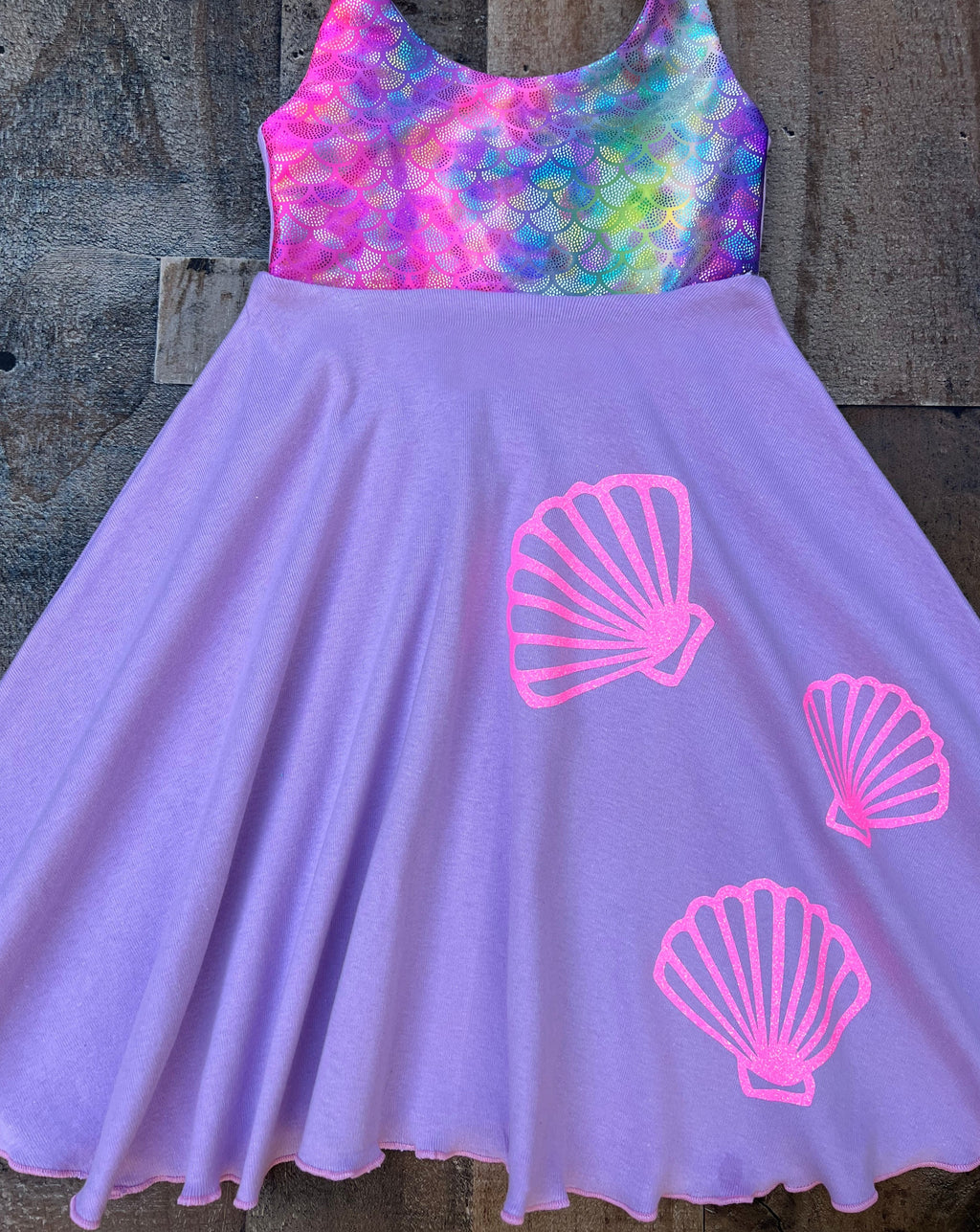 Tie Dye Mermaid Dress