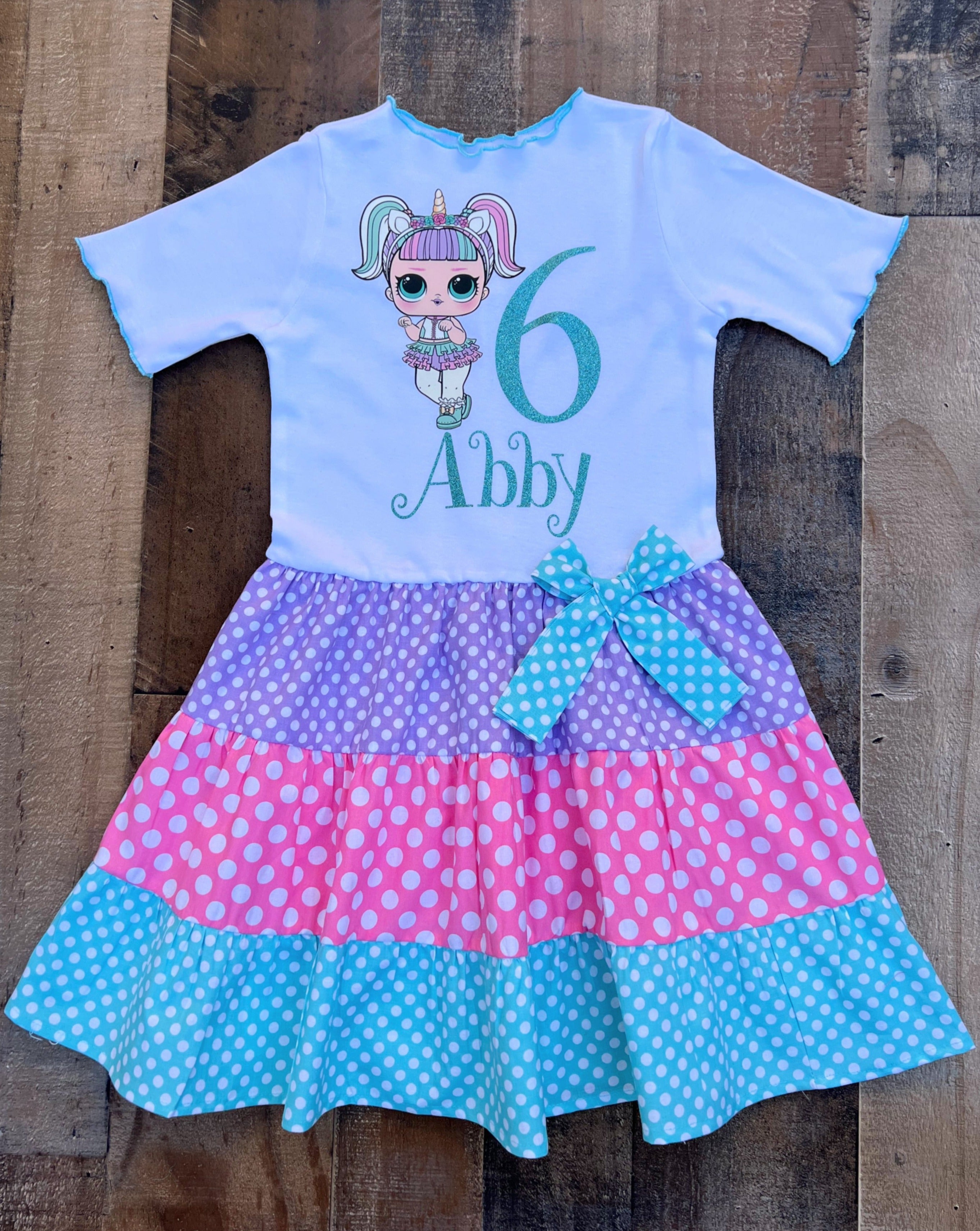 LOL Doll Birthday Girl Dress 