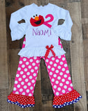 Elmo Birthday Girl Outfit