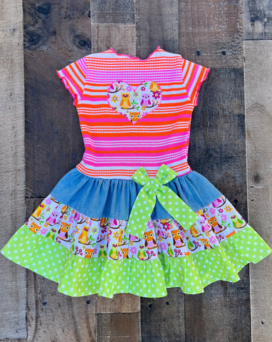 Spring Owl Dress