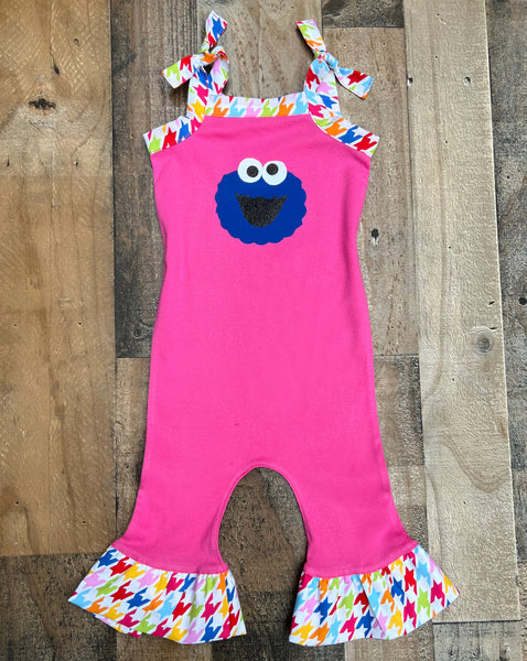 Cookie Monster Romper Outfit 