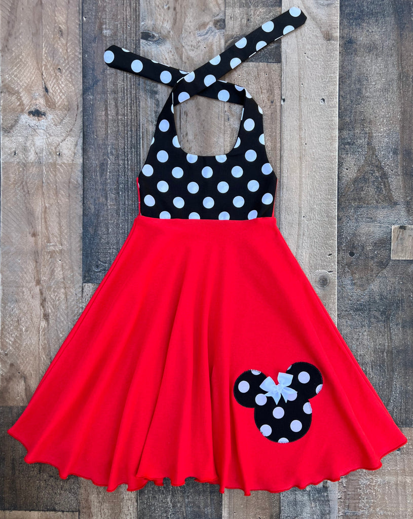 Minnie Mouse Dress for Baby – Red