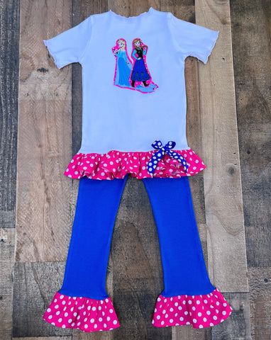 Frozen Anna Elsa Outfit 