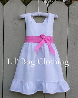 Pink White Jumper Dress