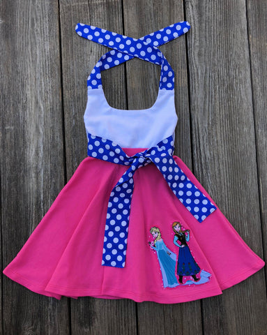 Frozen Girl Birthday Dress