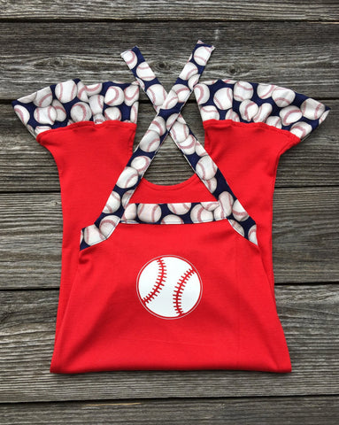 Baseball Toddler Romper