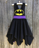 Batgirl Superhero Handkerchief Dress Costume