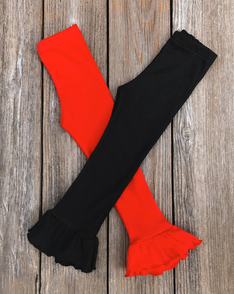 Little Girl Ruffled Leggings 