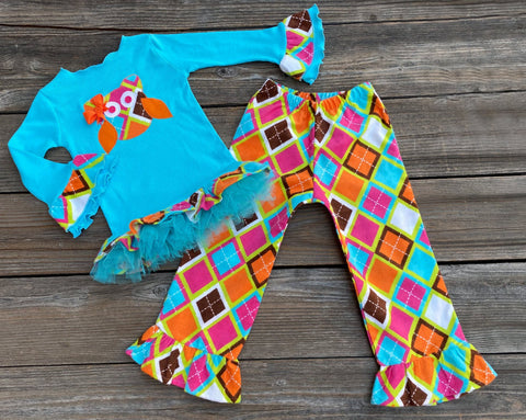 Owl Tee & Leggings Pants 