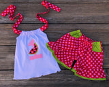 Watermelon Birthday Girl Outfit 