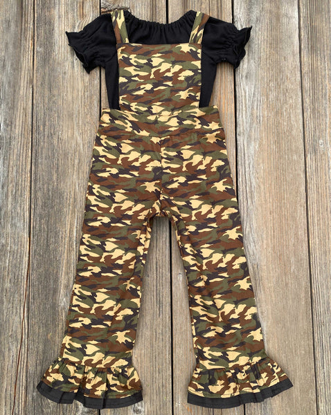 Camouflage Overalls Outfit 