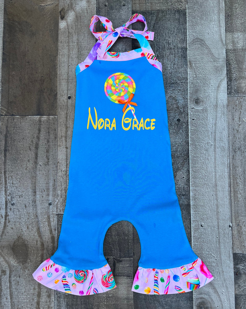 Candyland Lollipop Girl Romper 