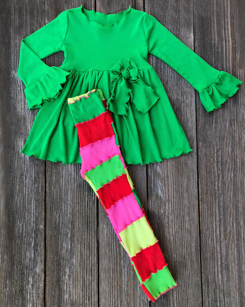Christmas Holiday Boutique Girl Outfit 