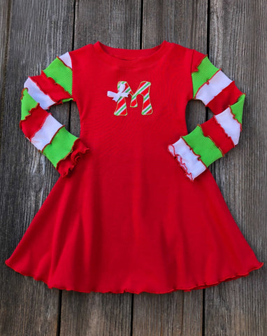 Personalized Holiday Girl Dress