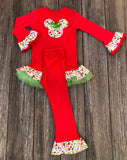 Christmas Holiday Minnie Mouse Outfit 