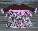Cocoa Pink Swirl Dress
