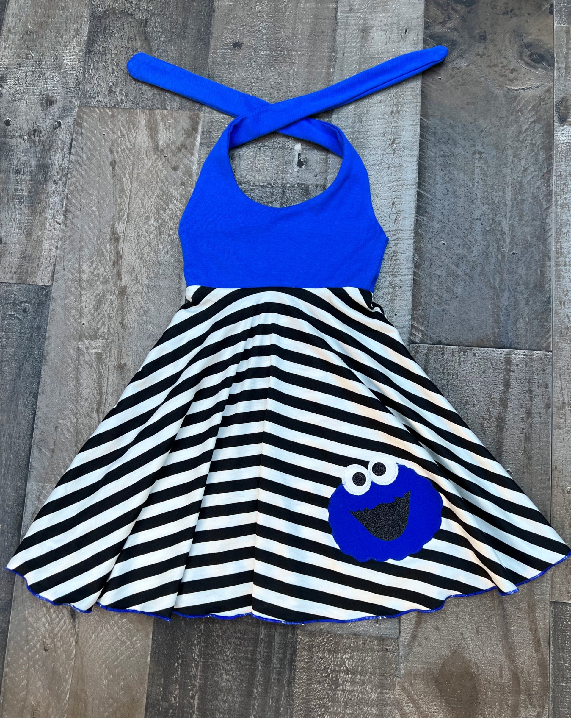 Cookie Monster Twirl Dress Cookie Monster Twirl Dress