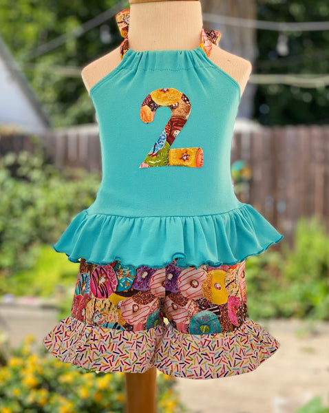 Donut Birthday Girl Outfit 