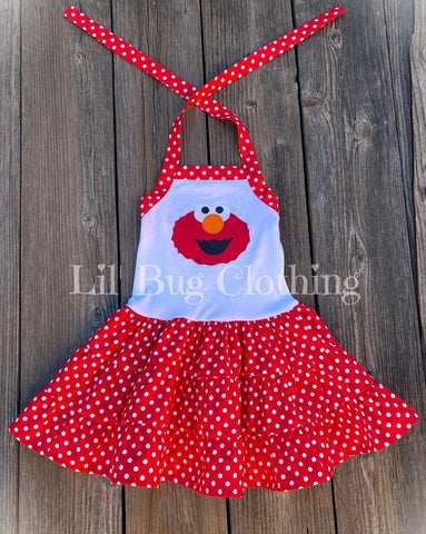 Elmo Toddler Girl Dress