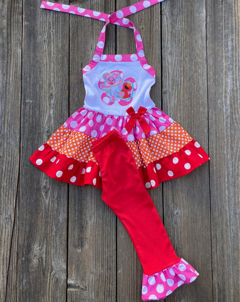 Elmo Abby Cadabby Outfit 