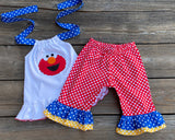 Elmo Boutique Girl Outfit 