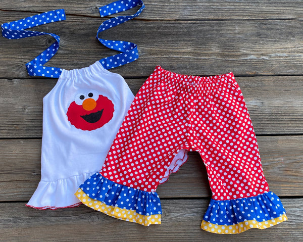 Elmo Boutique Girl Outfit 