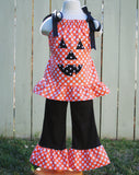 Jack-O-Lantern Halloween Girl Outfit 