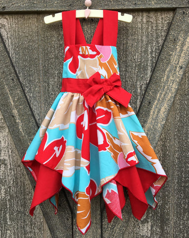 Hawaiian Luau Girl Dress