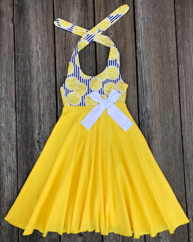 Lemon Print Dress