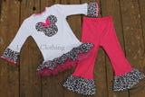 Leopard Print Minnie Mouse Outfit 