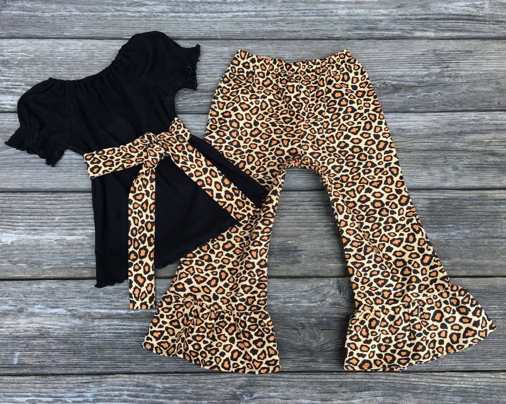 OOTD, Leopard Palazzo Pants