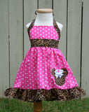 Leopard Pink Minnie Mouse Dress